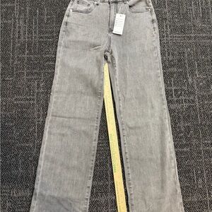 ETTELO Womens Jeans High Waisted Straight Leg Loose Stretchy Pants Size 10